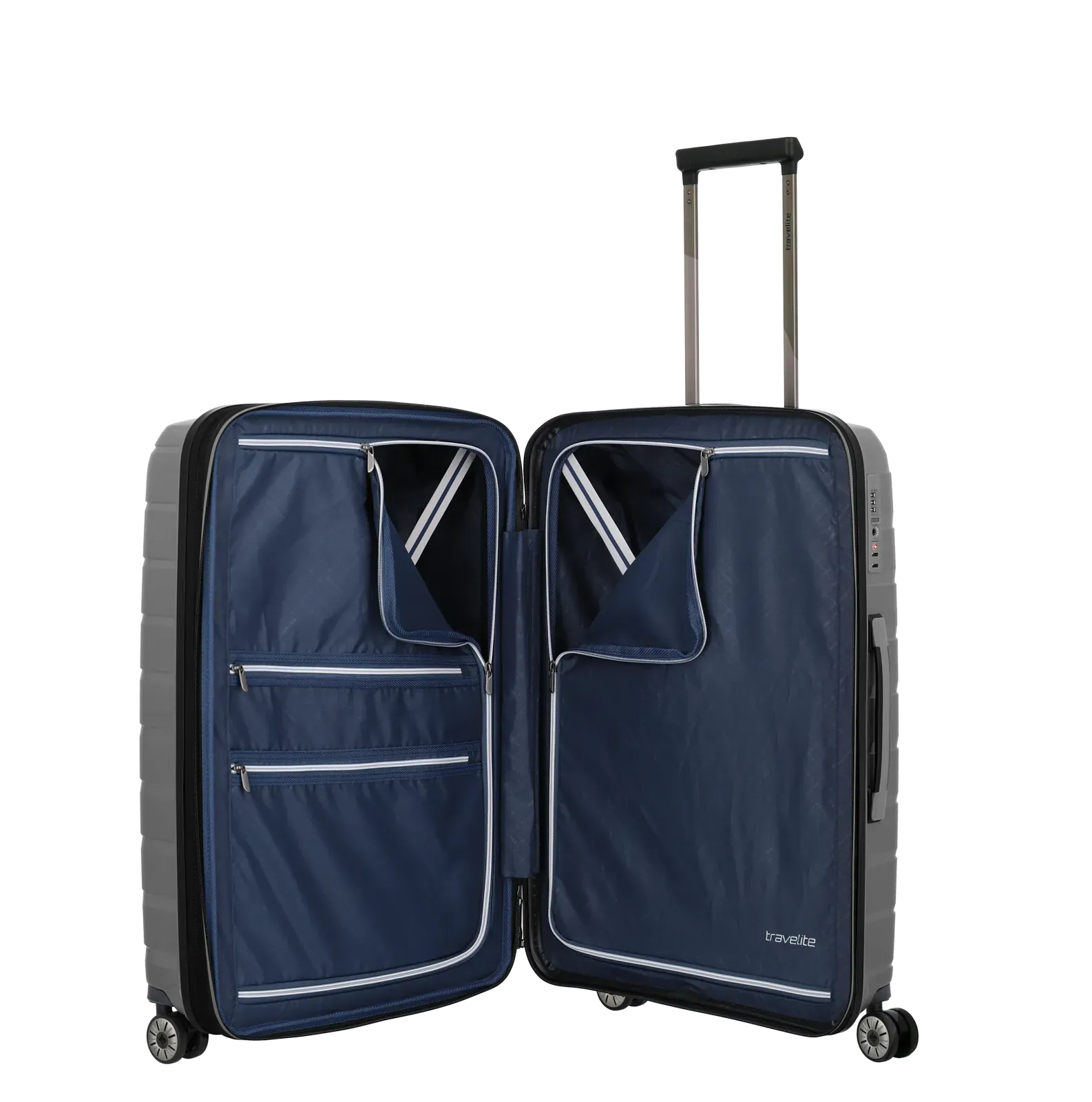 Travelite hall keskmine reisikohver — Polüpropüleen, 3.2 kg (vaade 6) — 71/82liters