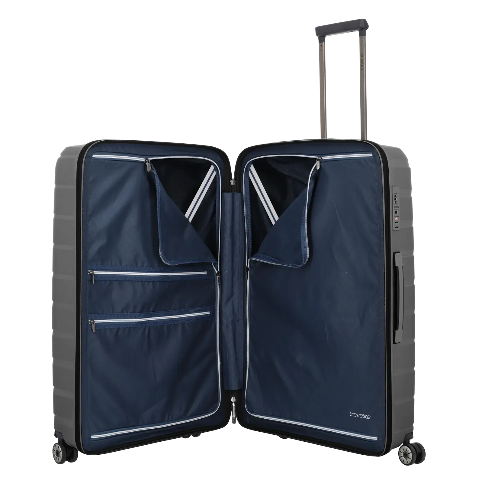 Travelite hall suur reisikohver — Polüpropüleen, 105L, 3.5 kg (vaade 6) — 105L