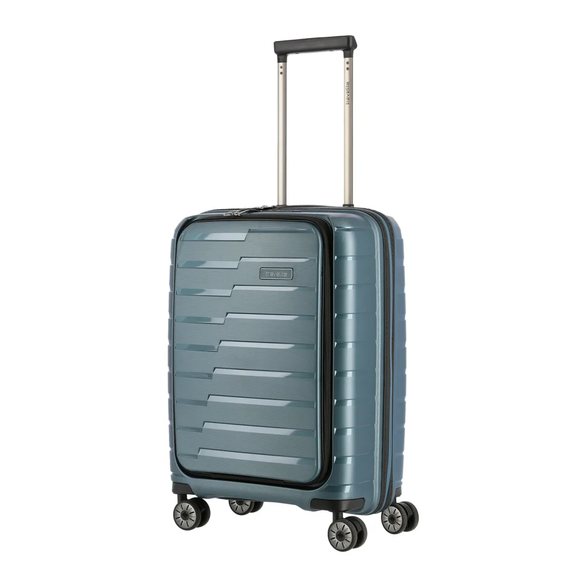 Travelite TL-AIRBASE-FP sinine käsipagasi kohver — polüpropüleen, 43L, 2.6 kg (vaade 2)