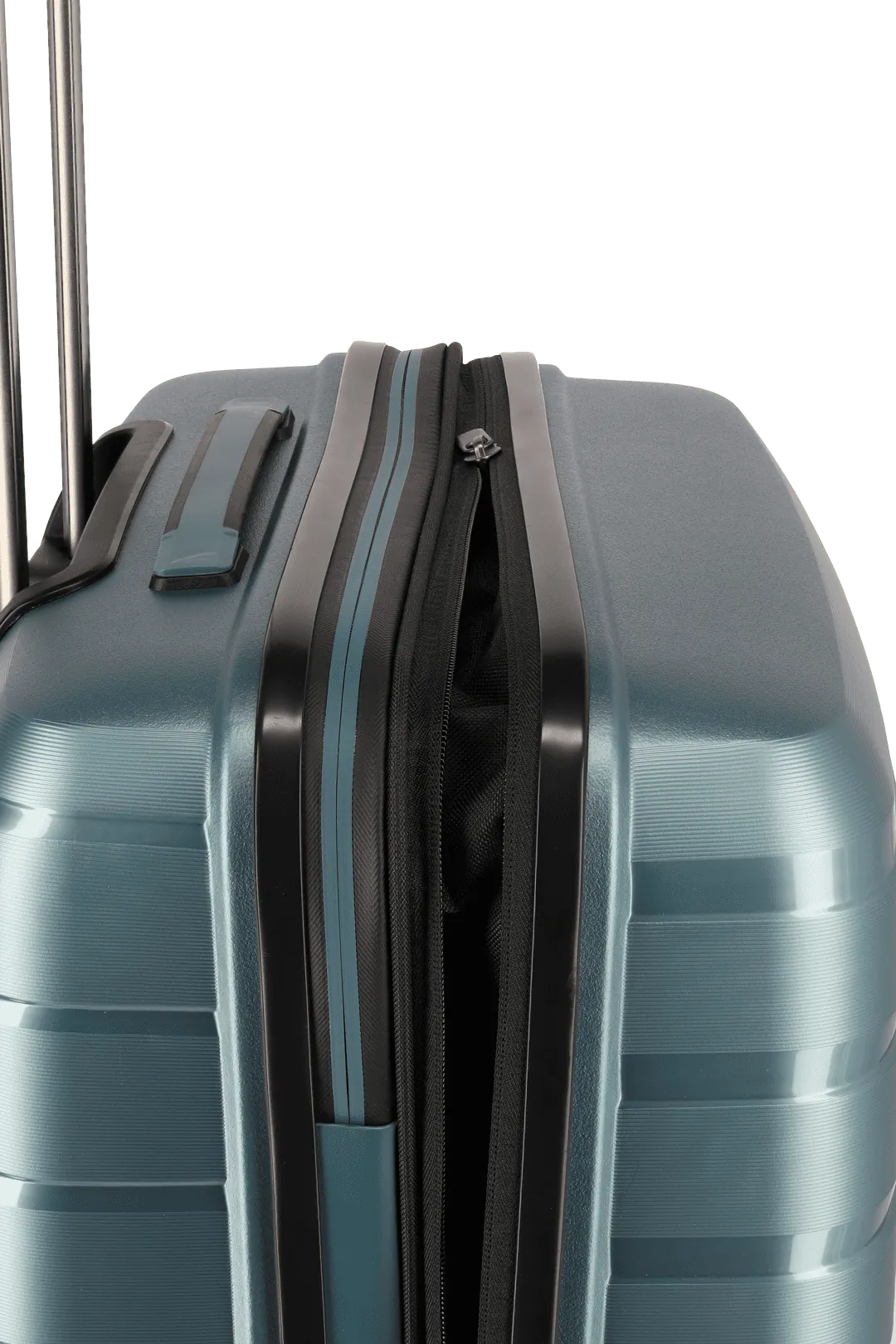 Travelite sinine keskmine reisikohver — polüpropüleen, 3.2 kg (vaade 9) — 71/82liters