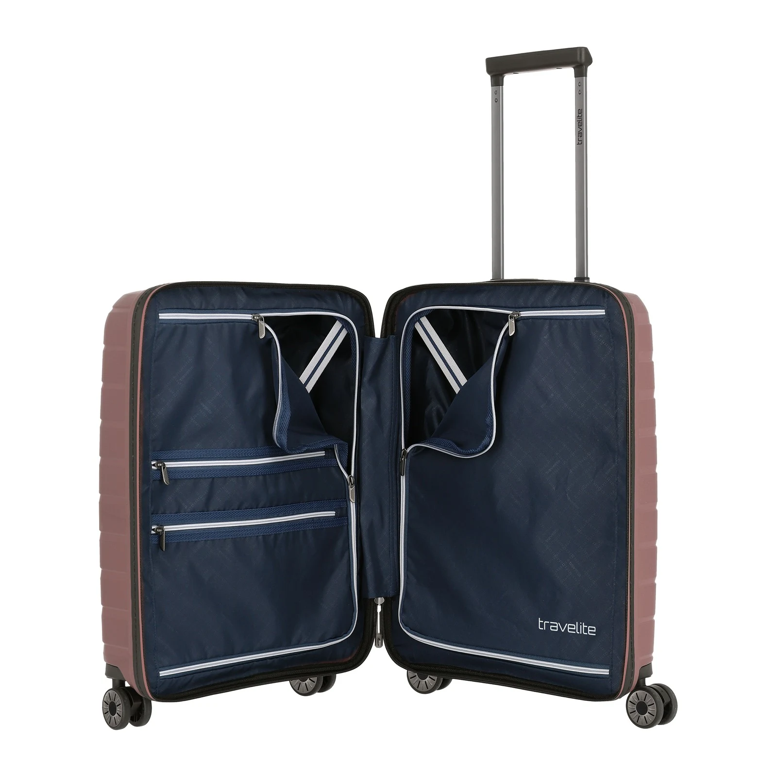 Travelite TL-AIRBASE-FP roosa käsipagasi kohver — polüpropüleen, 43L, 2.6 kg (vaade 6) — 43L