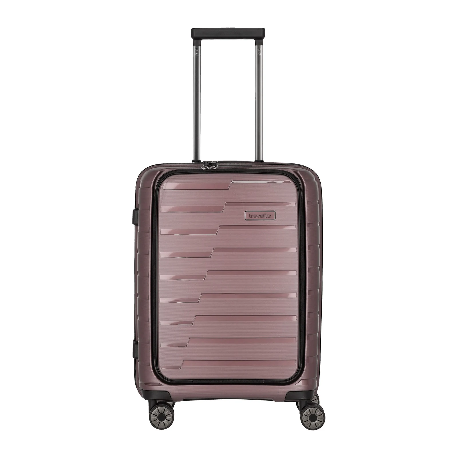 Travelite TL-AIRBASE-FP roosa käsipagasi kohver — polüpropüleen, 43L, 2.6 kg