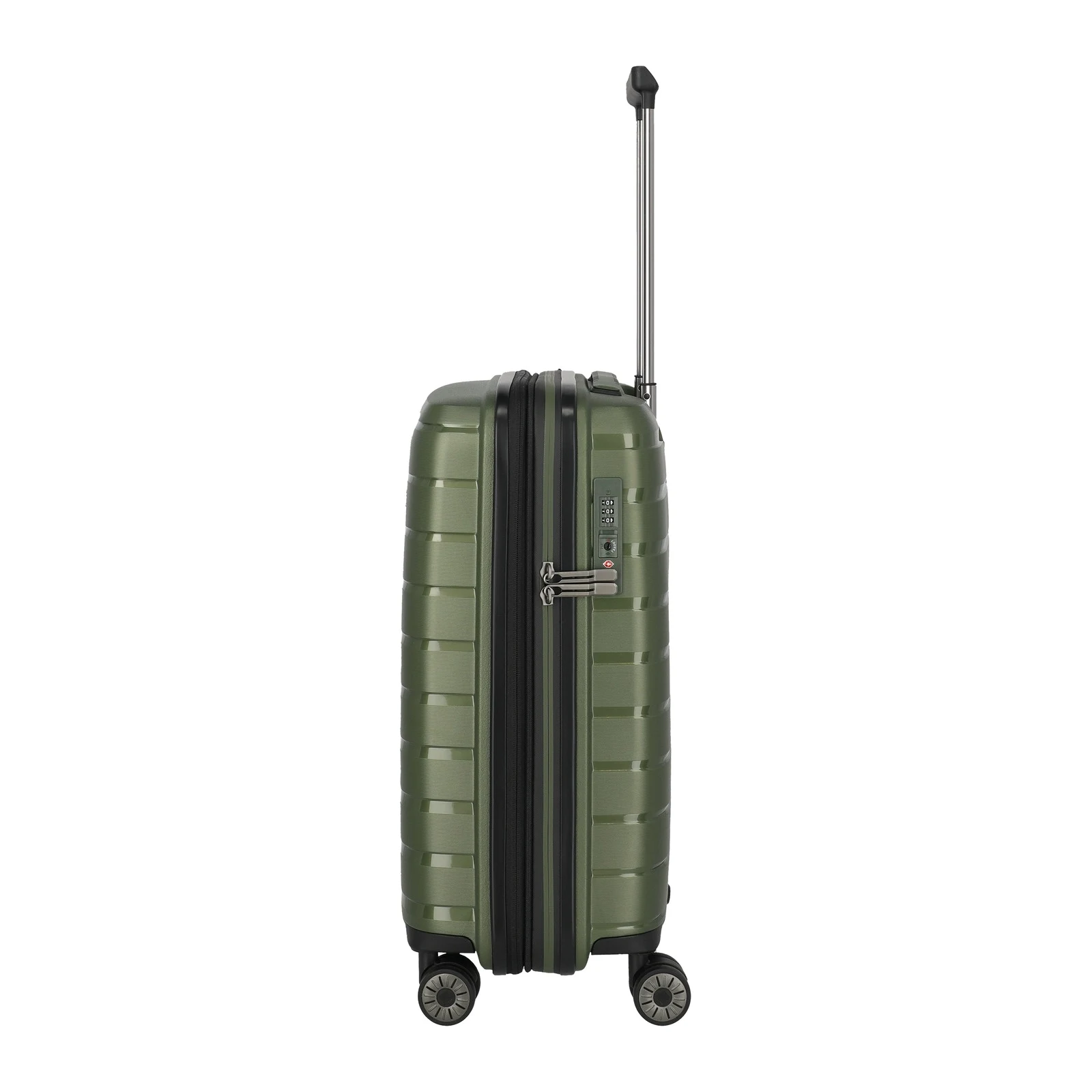 Travelite TL-AIRBASE roheline käsipagasi kohver — polüpropüleen, 43/50L, 2.7 kg (vaade 5) — 43/50L