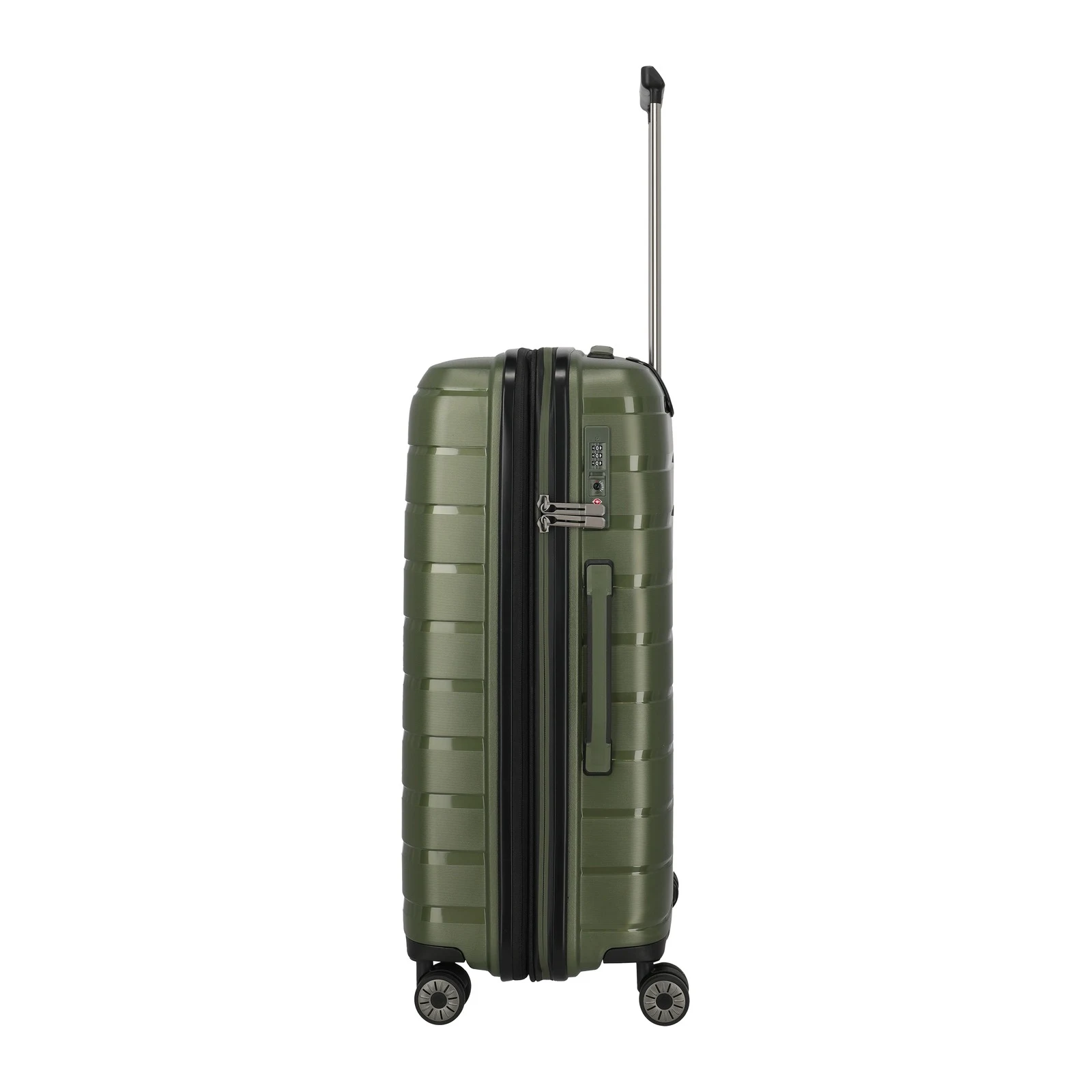 Travelite TL-AIRBASE roheline keskmine reisikohver — polüpropüleen, 71/82L, 3.2 kg (vaade 5) — 71/82L
