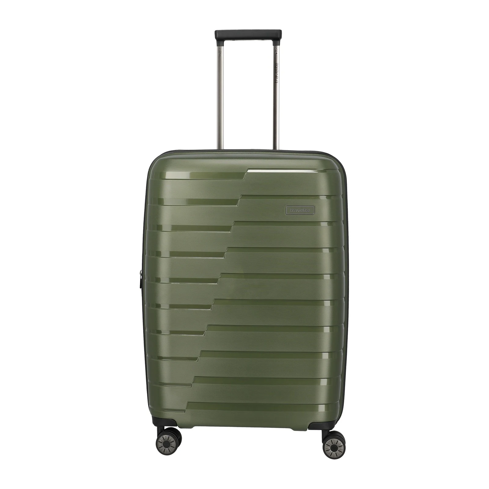 Travelite TL-AIRBASE roheline keskmine reisikohver — polüpropüleen, 71/82L, 3.2 kg — 71/82L