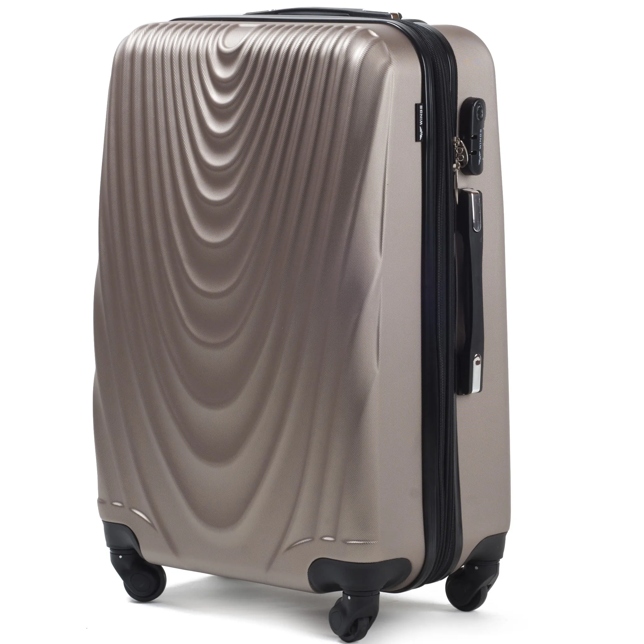 Wings 304 šampanja keskmine reisikohver — ABS, 63L, 3.2 kg