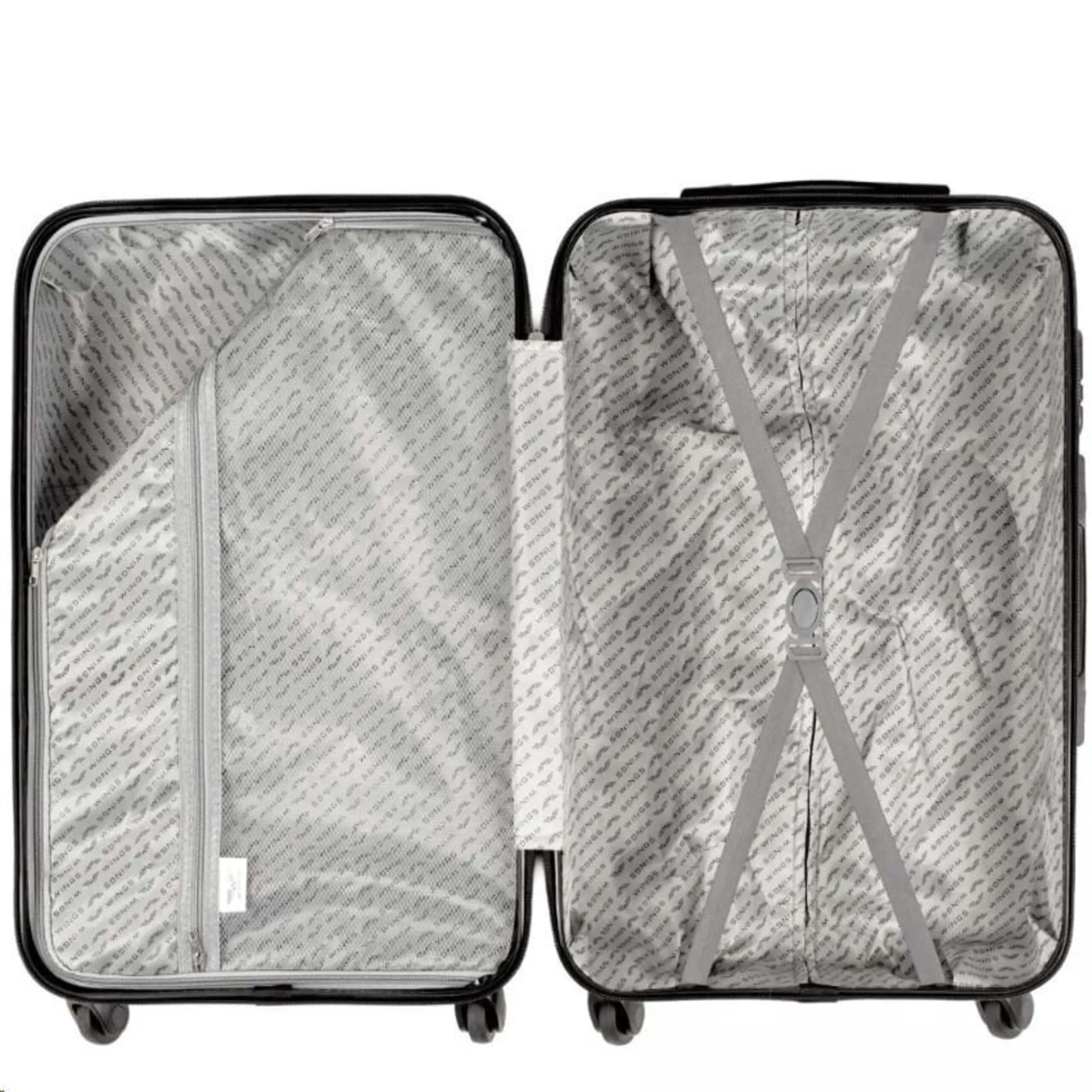 Wings 19196 šampanja käsipagasi kohver — ABS, 38L, 2.8 kg (vaade 3)