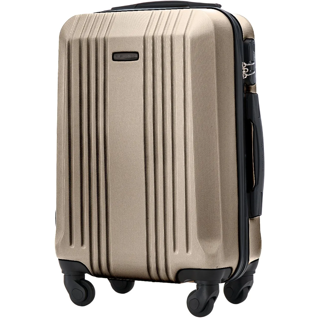 Wings KST01 šampanja käsipagasi kohver — ABS, 38L, 2.5 kg