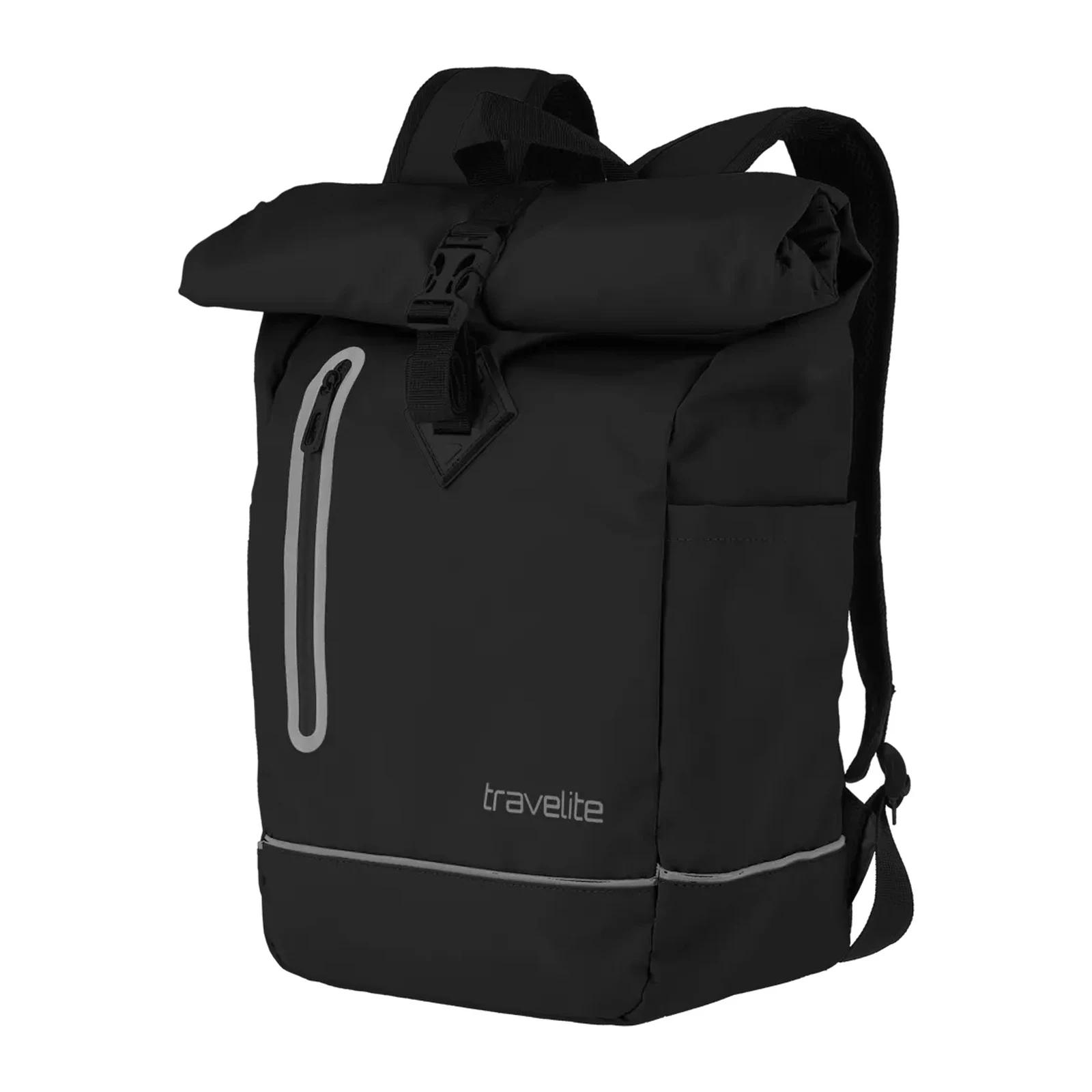 Travelite TL-BASICS-PLANE must seljakott — polüester, 19L, 0.4 kg (vaade 2) — 19L
