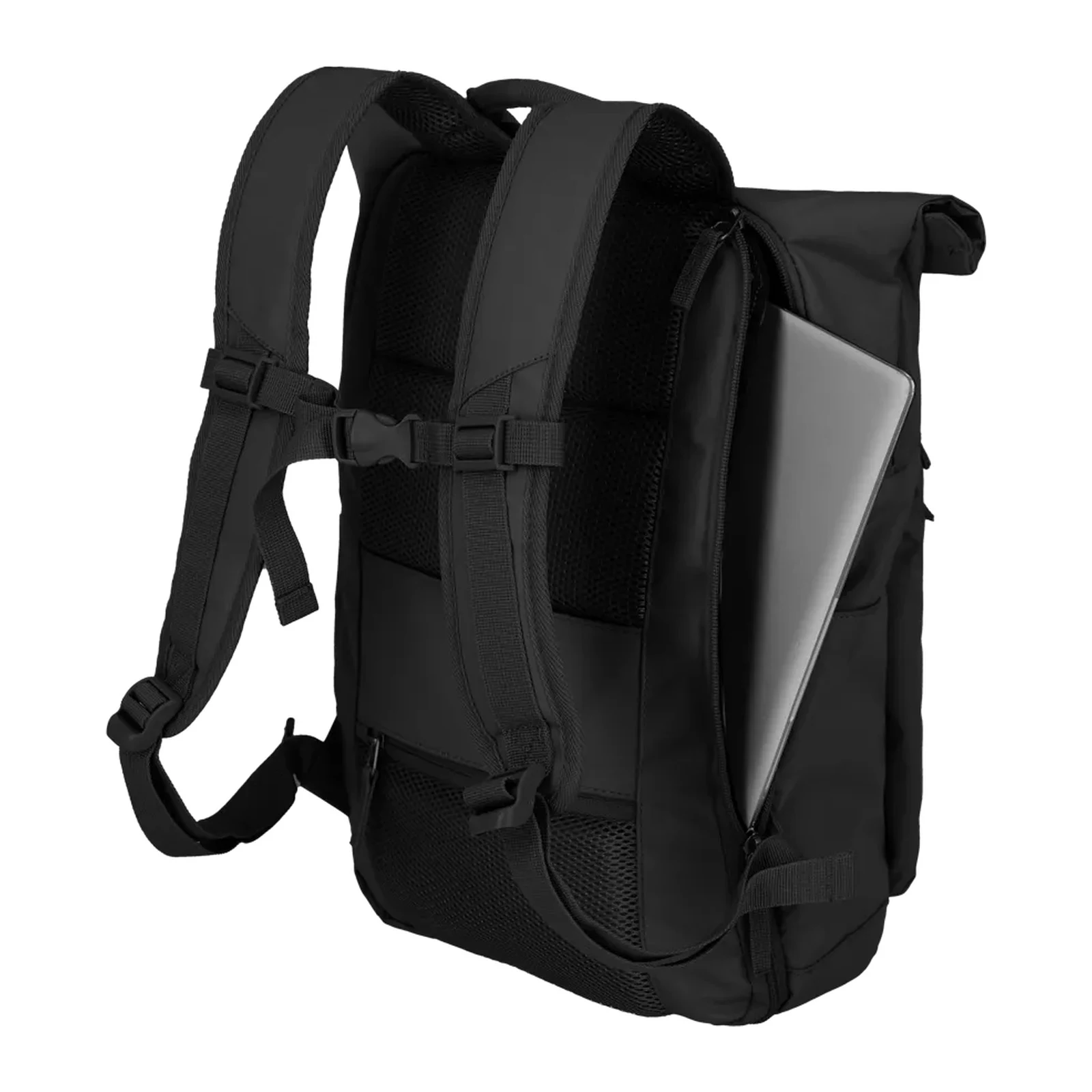 Travelite TL-BASICS-ROLLUP must seljakott — polüester, 35L, 0.8 kg (vaade 5) — 35L