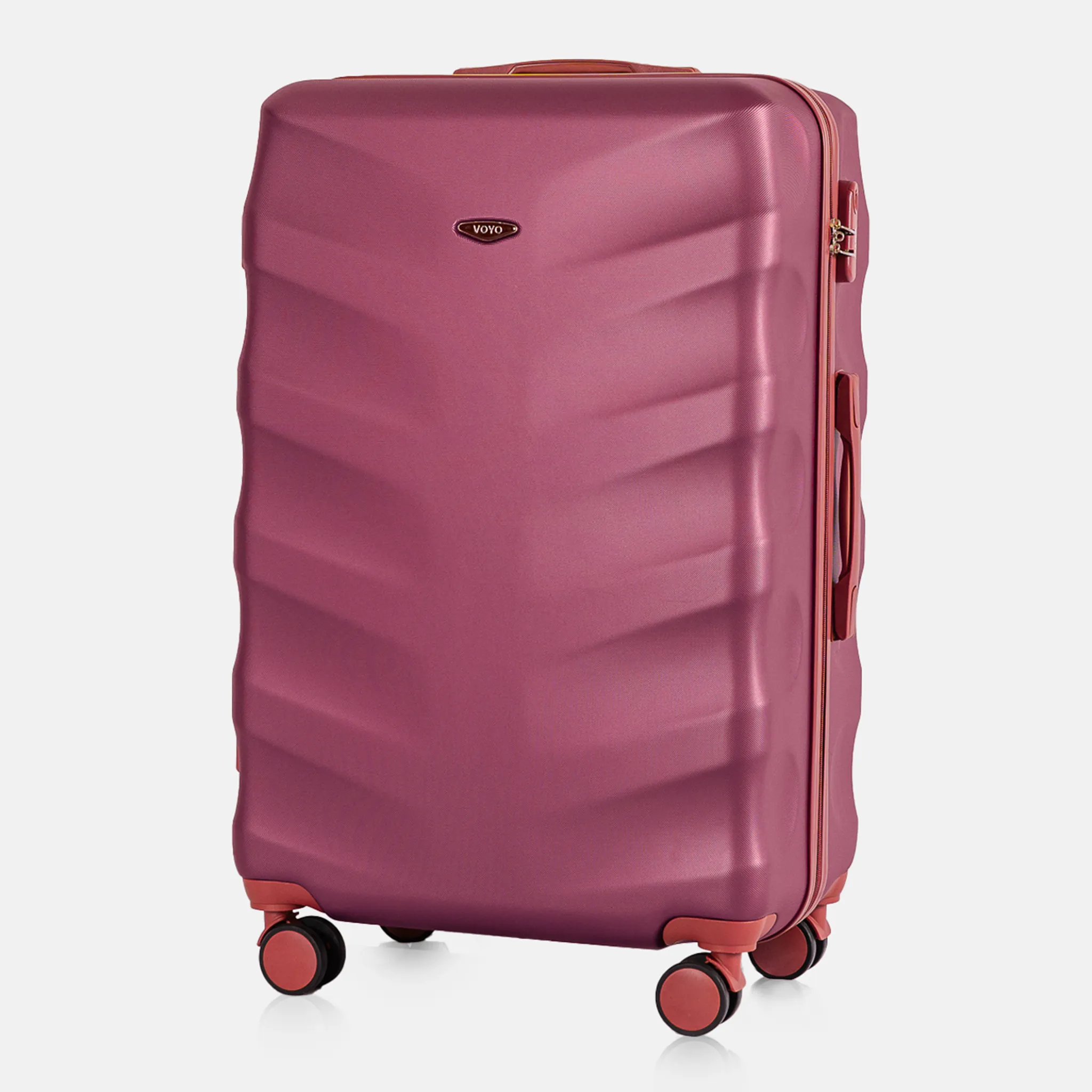 Voyo FJ140 Burgundia suur reisikohver — ABS-plastik, 102L, 4.3 kg