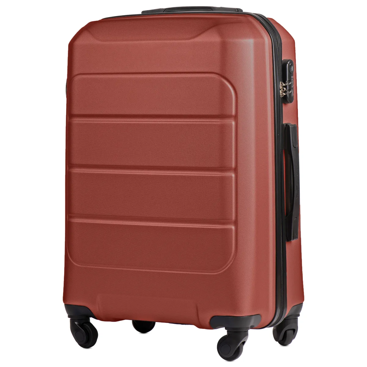 Wings 19196 pruun keskmine reisikohver — ABS, 63L, 3.4 kg