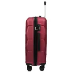 Voyo SK170 Burgundia keskmine reisikohver — ABS, 63L, 3.2 kg (küljelt)
