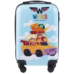 Wings PC-KD01 helesinine mini käsipagasi kohver — Polükarbonaat, 28L, 2.5 kg (eest)