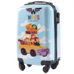 Wings PC-KD01 helesinine mini käsipagasi kohver — Polükarbonaat, 28L, 2.5 kg