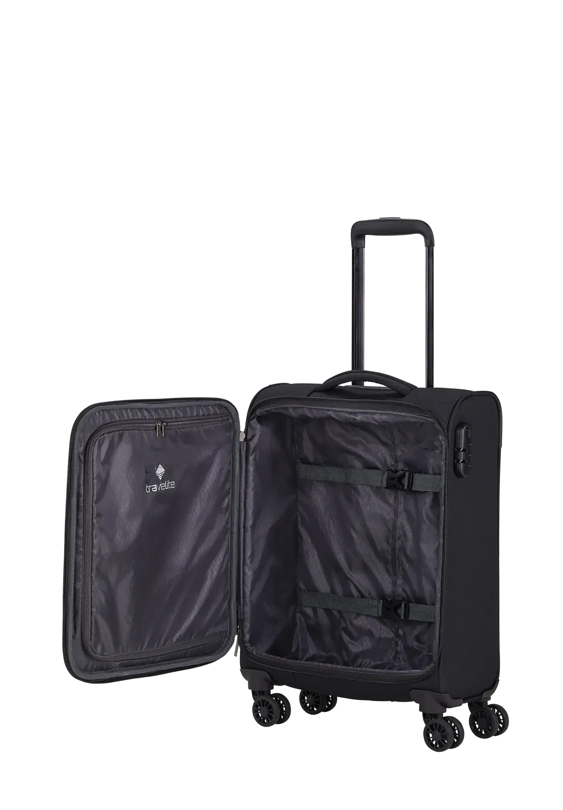 Travelite must käsipagasi kohver — tekstiil, 34L, 2.4 kg (vaade 6) — 34L