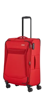 Travelite punane keskmine reisikohver — tekstiil, 2.9 kg (vaade 2)