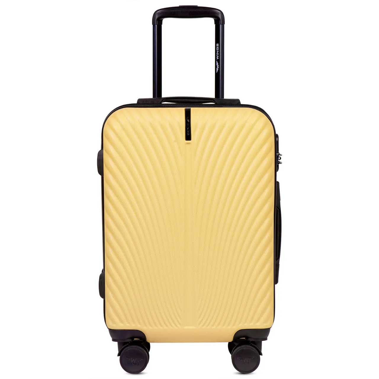 Wings SN120-5 Kollane käsipagasi kohver — ABS, 38L, 2.5 kg (vaade 2)
