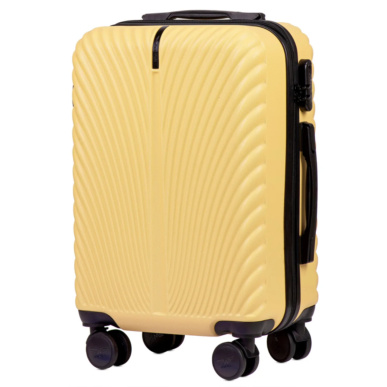 Wings SN120-5 Kollane käsipagasi kohver — ABS, 38L, 2.5 kg