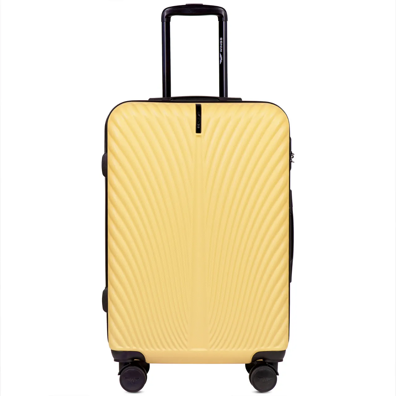 Wings SN120-5 Kollane keskmine reisikohver — ABS, 63L, 3.2 kg (vaade 2)