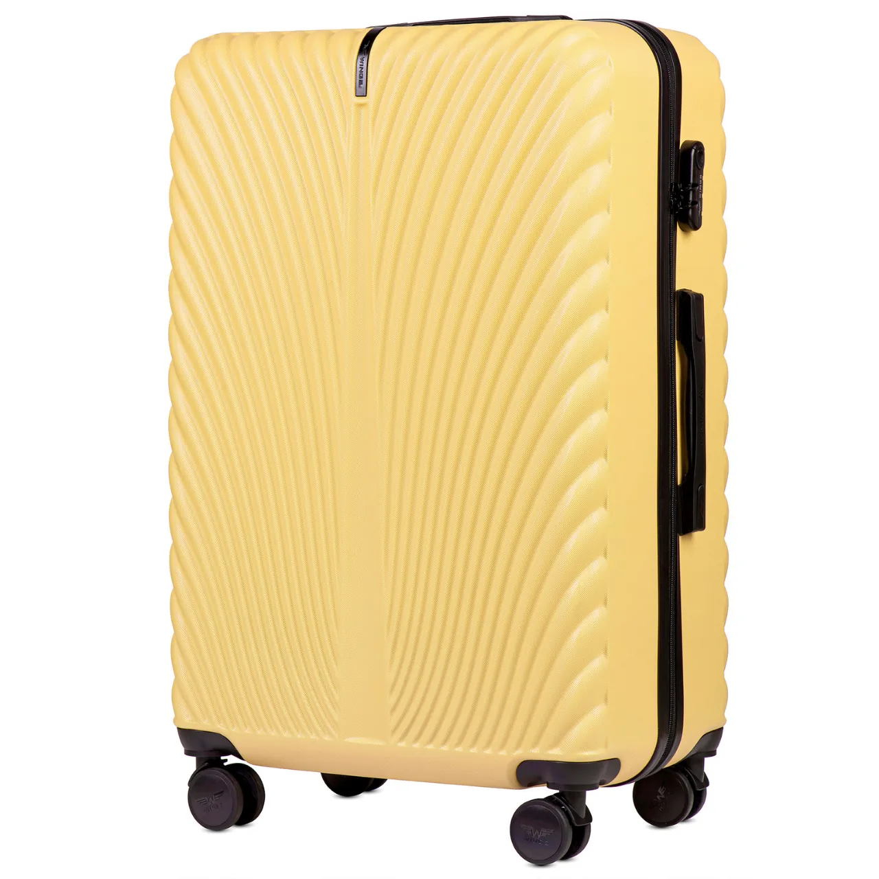 Wings SN120-5 Kollane suur reisikohver — ABS, 97L, 3.8 kg