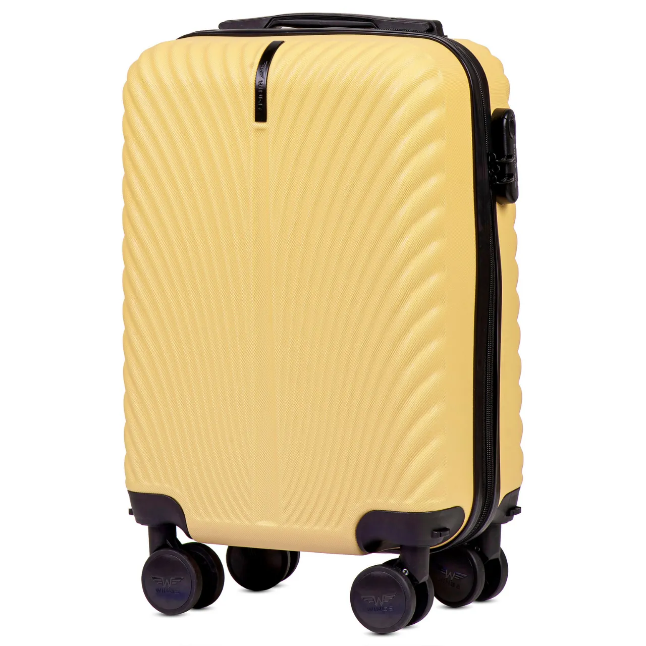 Wings SN120-5 Kollane mini käsipagasi kohver — ABS, 28L, 2.3 kg