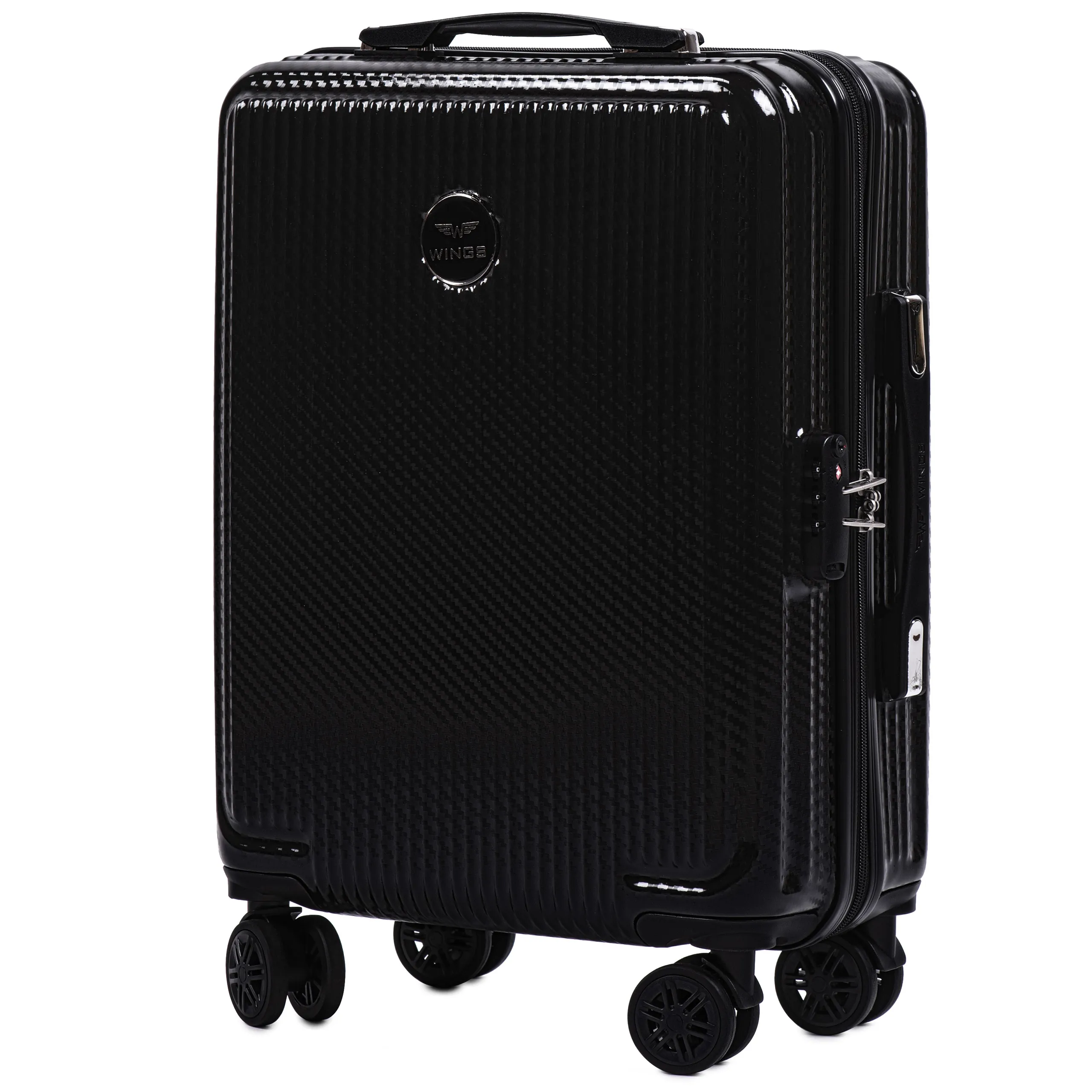 Wings PC565 must käsipagasi kohver — Polükarbonaat, 35L, 2.6 kg