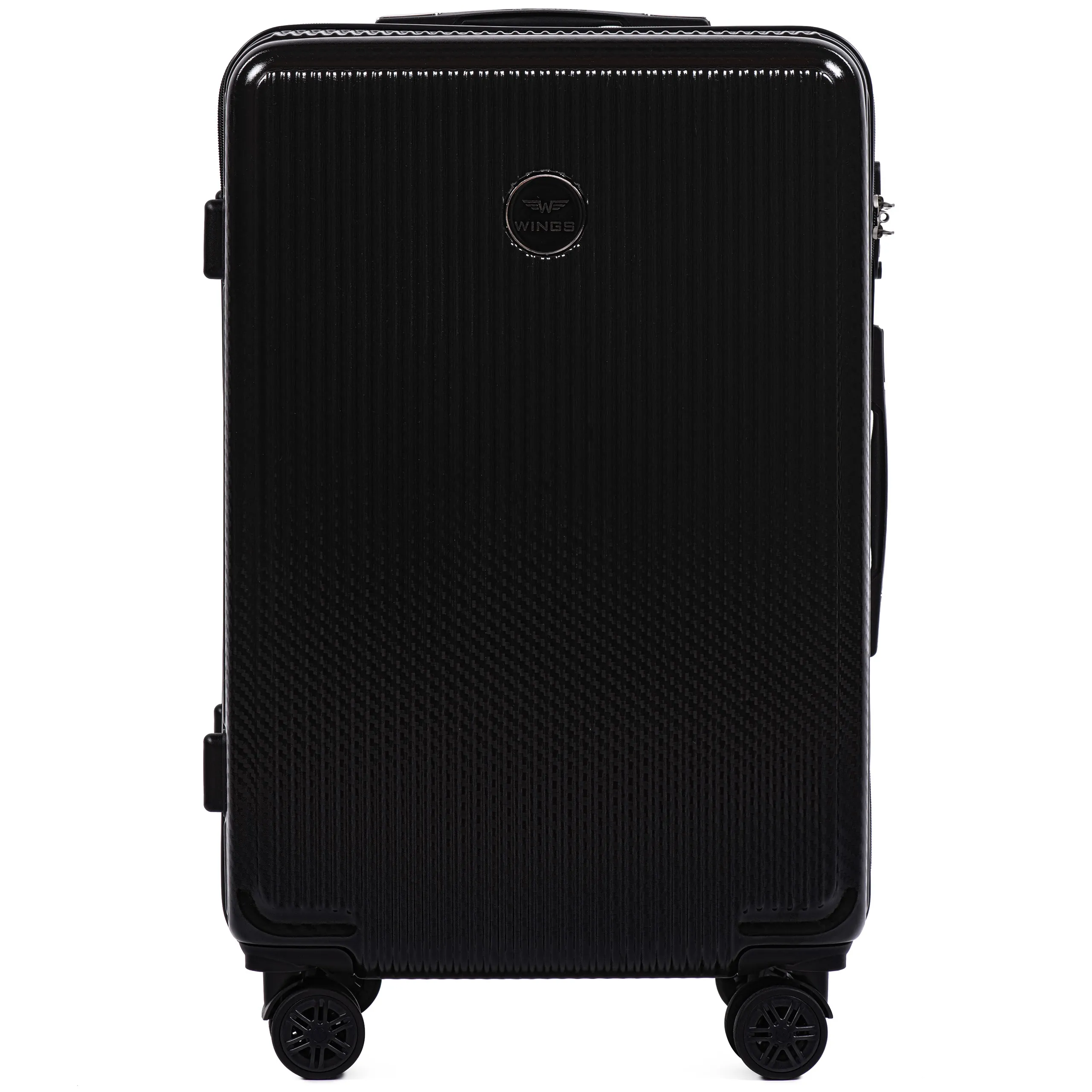 Wings PC565 must keskmine reisikohver — Polükarbonaat, 63L, 3.3 kg (vaade 2)