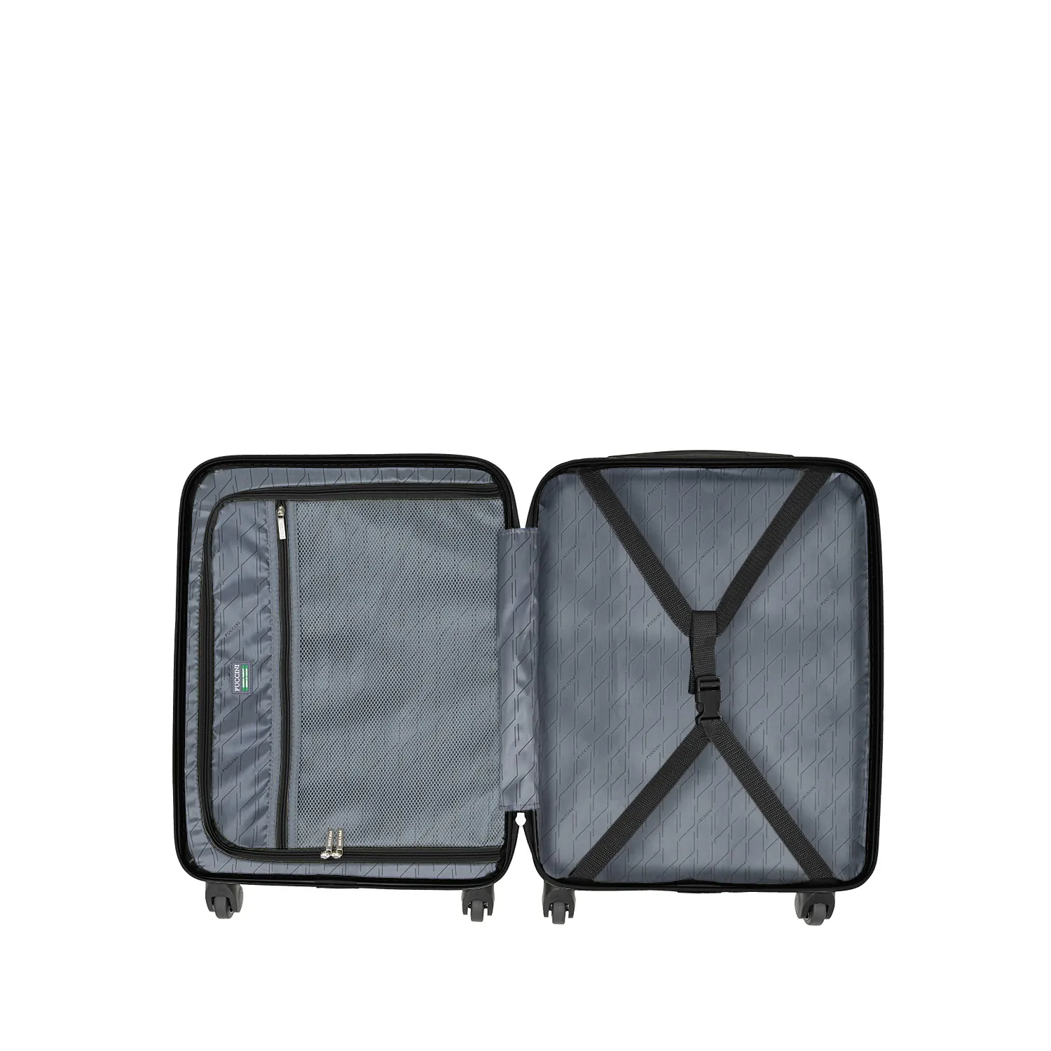 Puccini ABS021C1 must käsipagasi kohver — ABS, 33L, 2.5 kg (vaade 6)