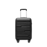 Puccini PP023C1 must käsipagasi kohver — Polüpropüleen, 36L, 2.6 kg (vaade 2)