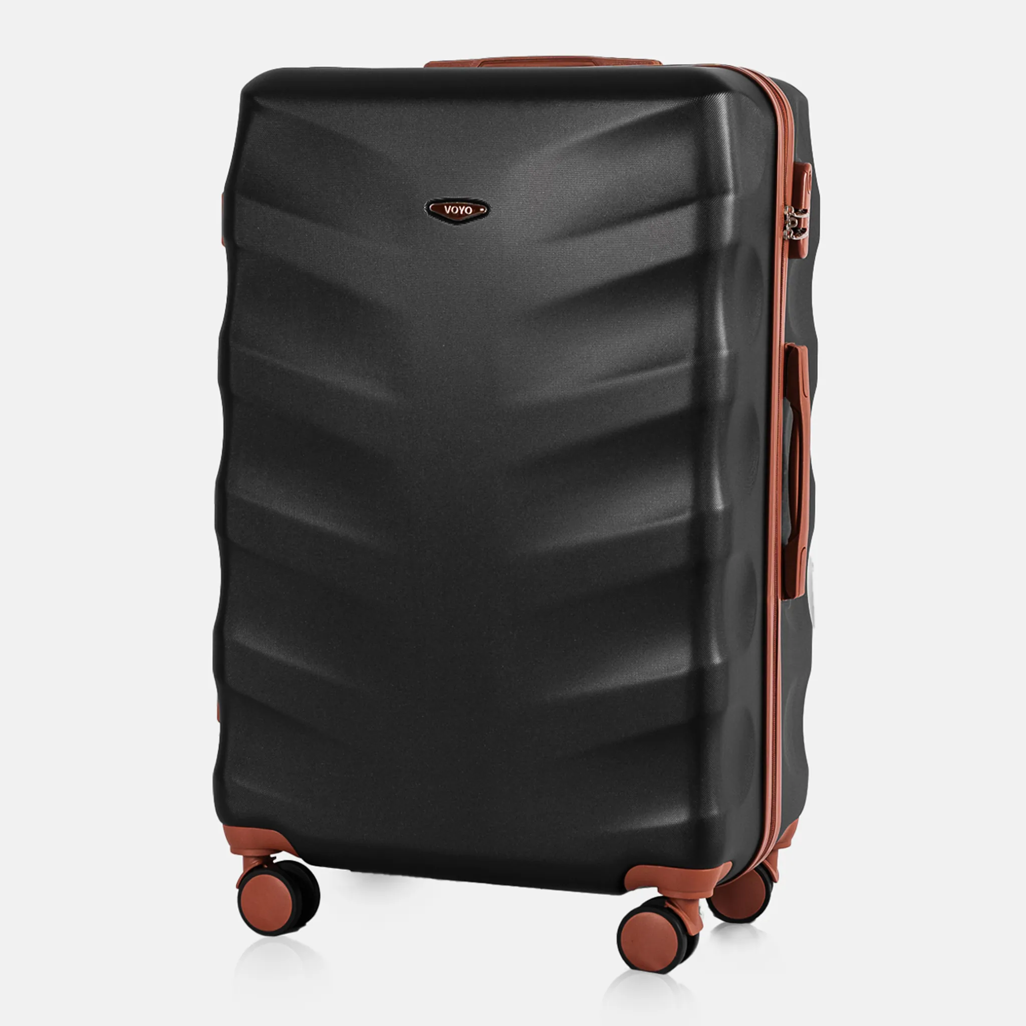 Voyo FJ140 must suur reisikohver — ABS-plastik, 102L, 4.3 kg