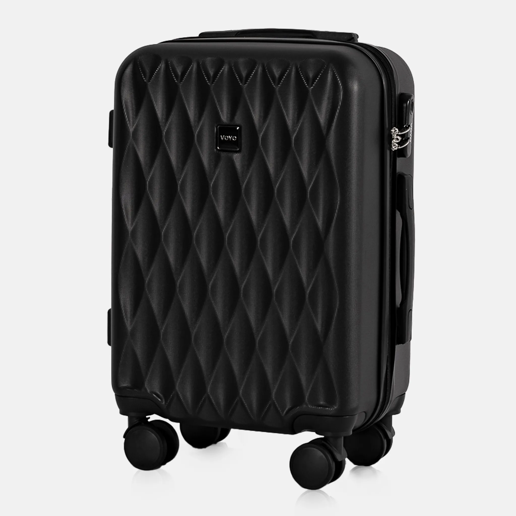 Voyo NV290 must käsipagasi kohver — ABS-plastik, 39L, 2.8 kg