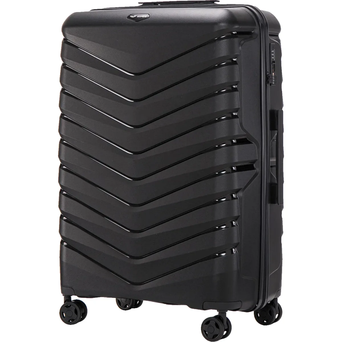 Wings PHX01 must suur reisikohver — Polüpropüleen, 96L, 4 kg