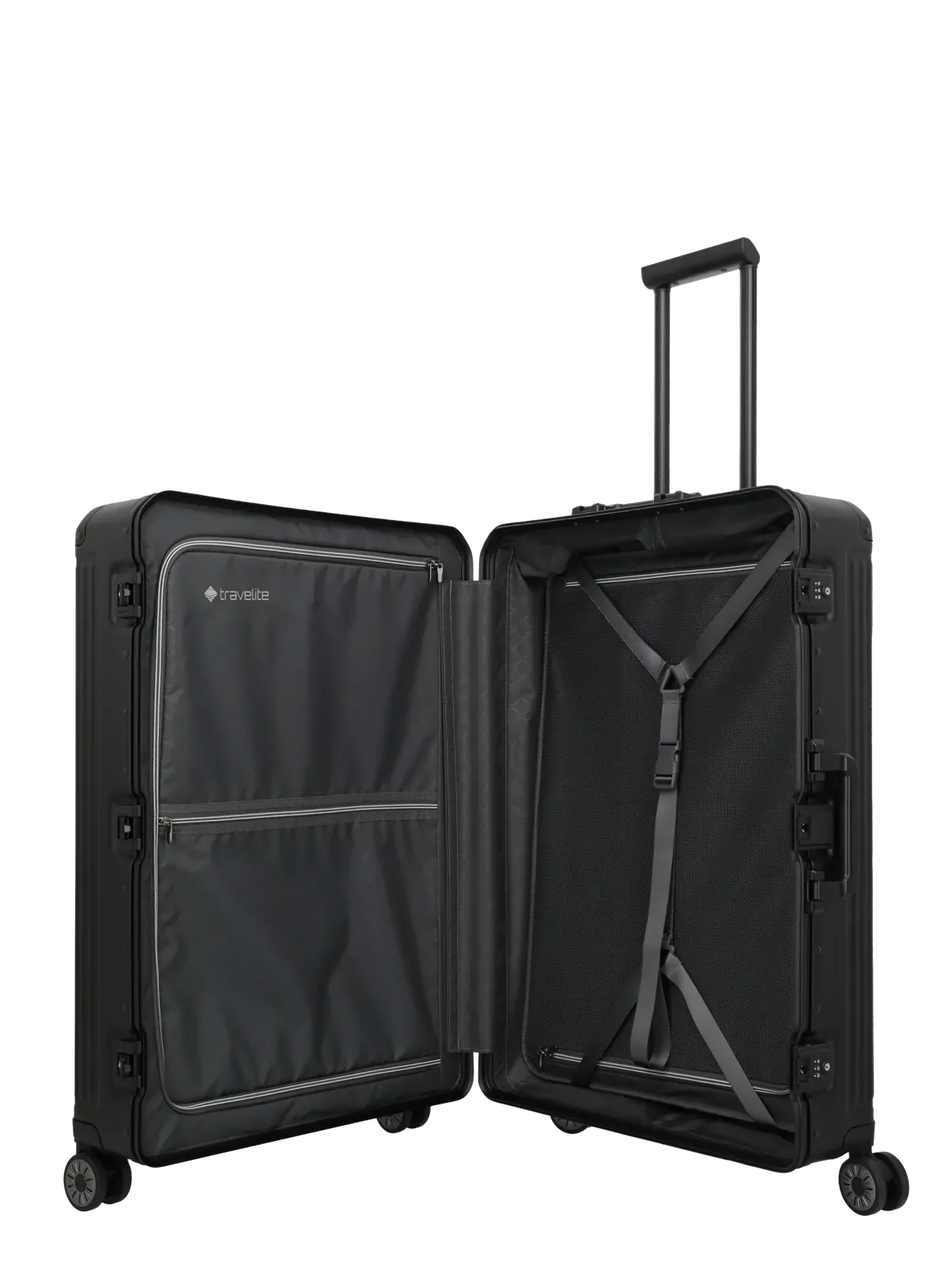 Travelite must suur reisikohver — Alumiinium, 100L, 6.7 kg (vaade 6) — 100L
