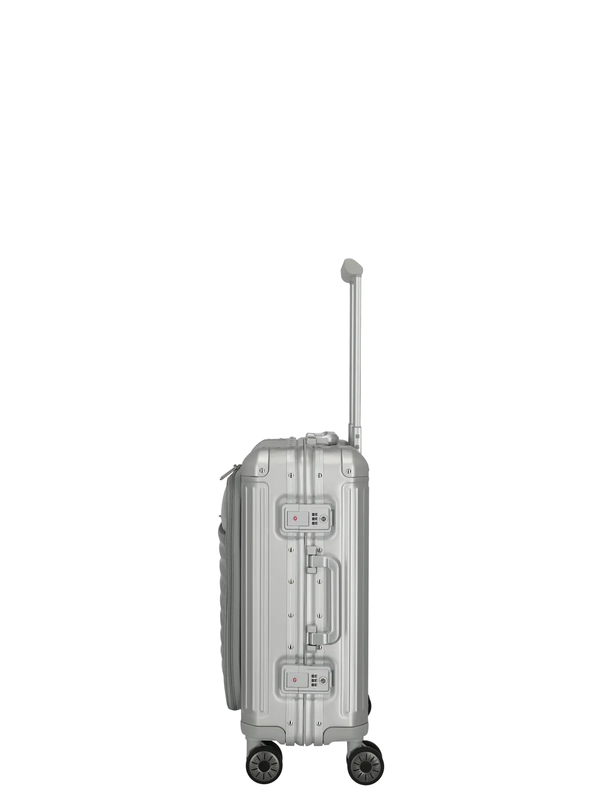 Travelite hõbedane käsipagasi kohver — Alumiinium, 41L, 4.6 kg (vaade 7) — 41L