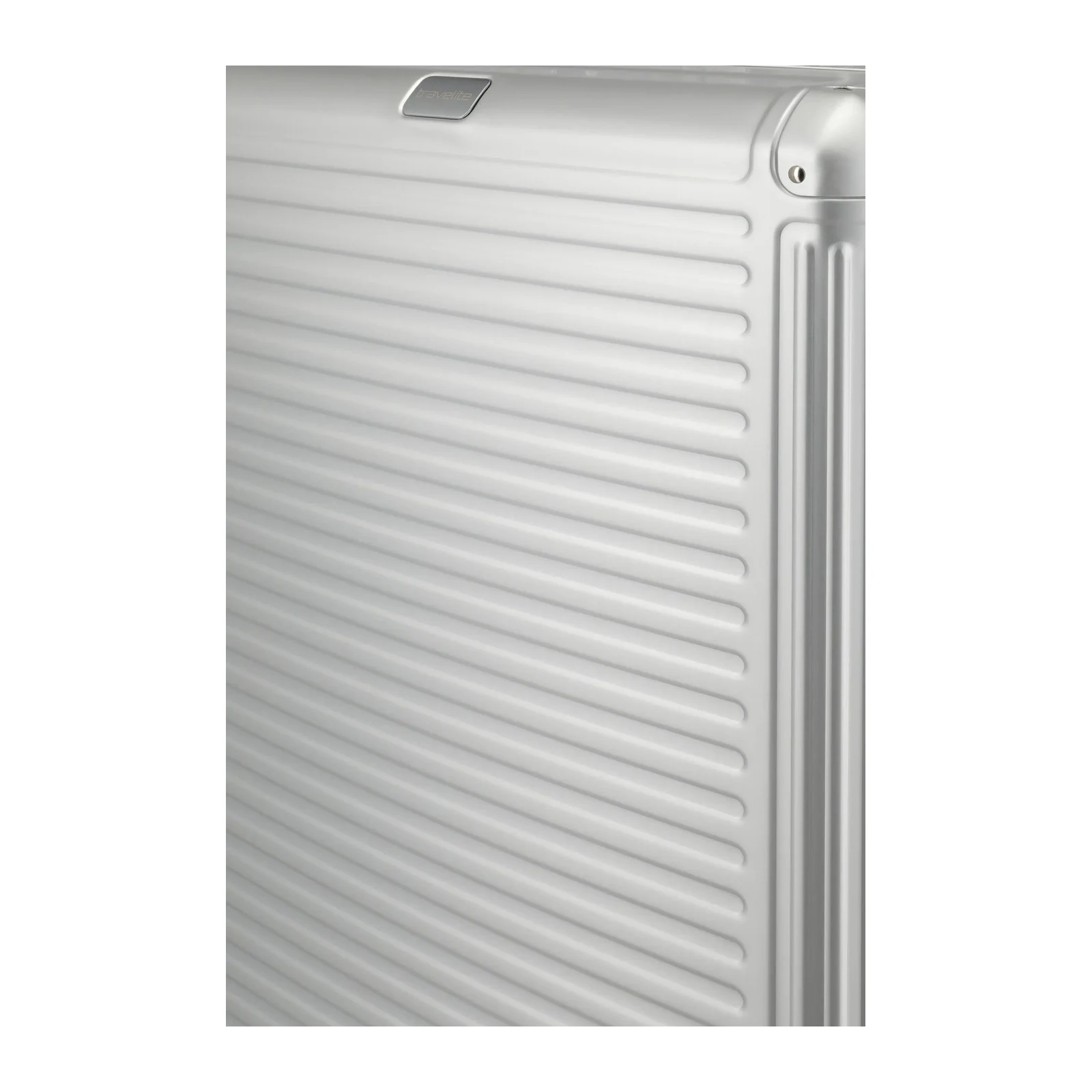 Travelite hõbedane suur reisikohver — Alumiinium, 100L, 6.7 kg (detail) — 100L