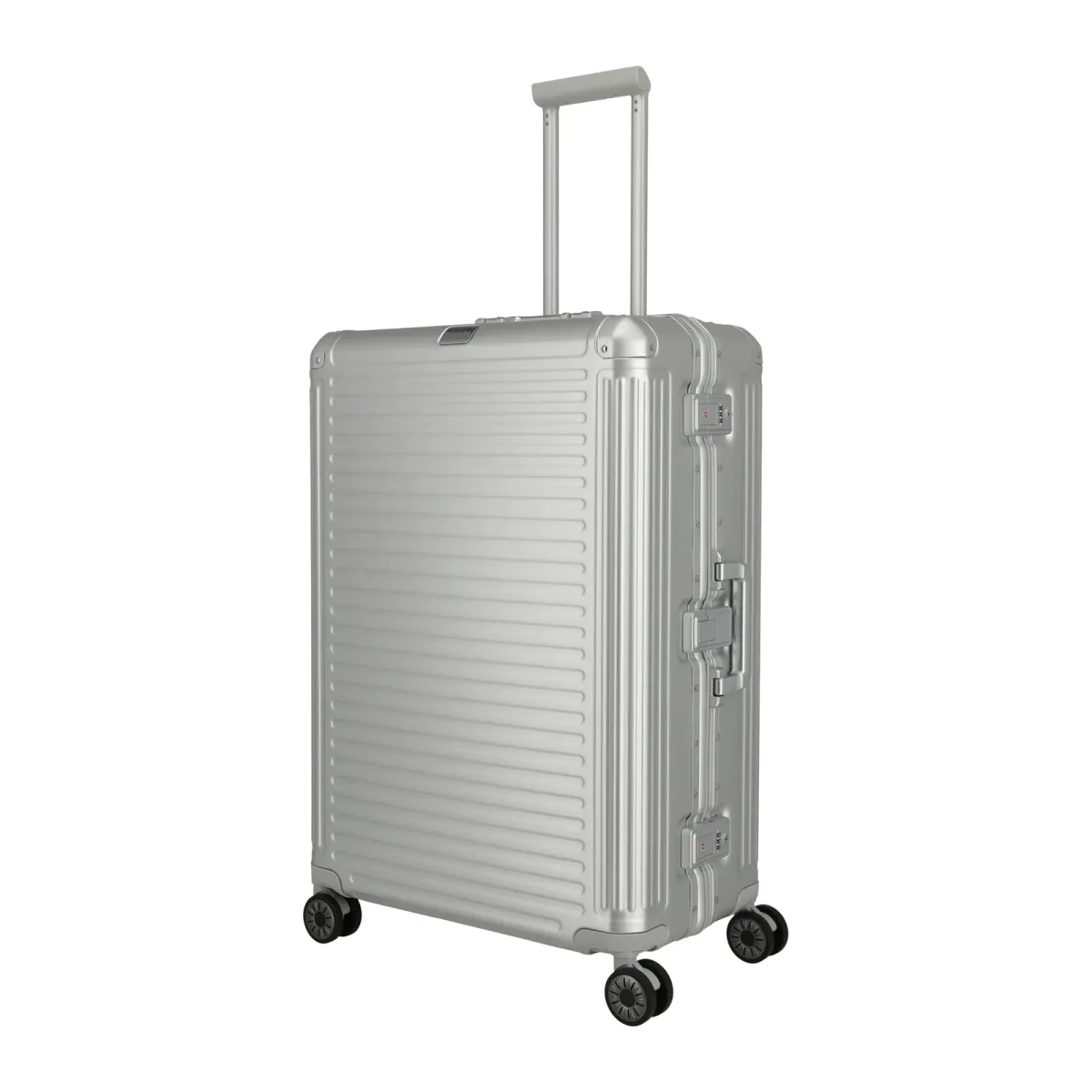 Travelite hõbedane suur reisikohver — Alumiinium, 100L, 6.7 kg