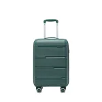 Puccini PP023C5 roheline käsipagasi kohver — Polüpropüleen, 36L, 2.6 kg (vaade 2)
