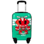 Wings PC-KD01 roheline mini käsipagasi kohver — Polükarbonaat, 28L, 2.2 kg (vaade 2)