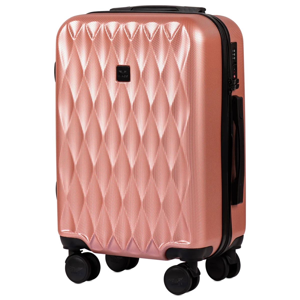Wings PC190 rose gold käsipagasi kohver — Polükarbonaat, 38L, 2.6 kg — 38L