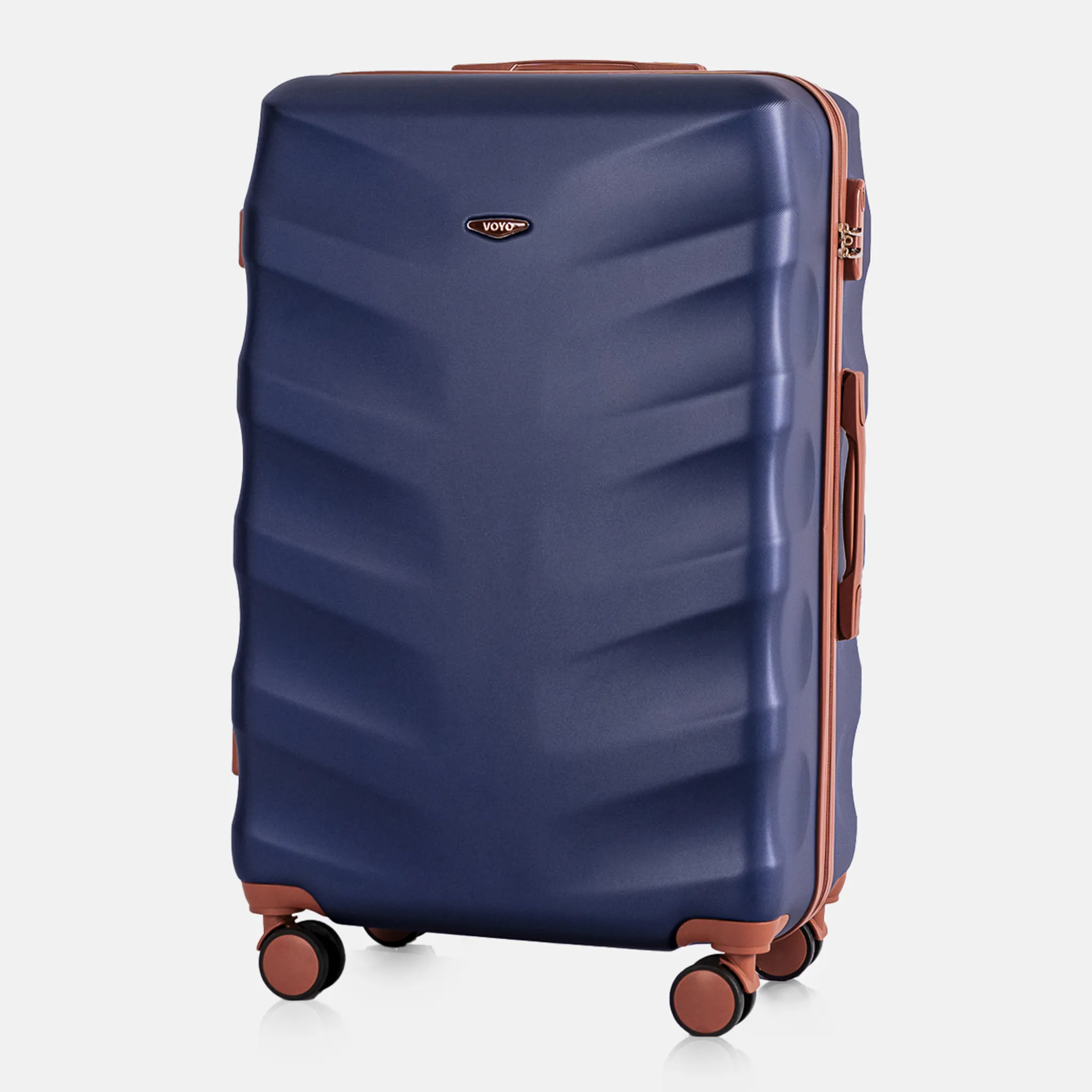 Voyo FJ140 tumesinine suur reisikohver — ABS-plastik, 102L, 4.3 kg