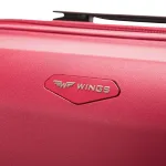 Wings PHX01 sinine keskmine reisikohver — Polüpropüleen, 63L, 3 kg (logo)