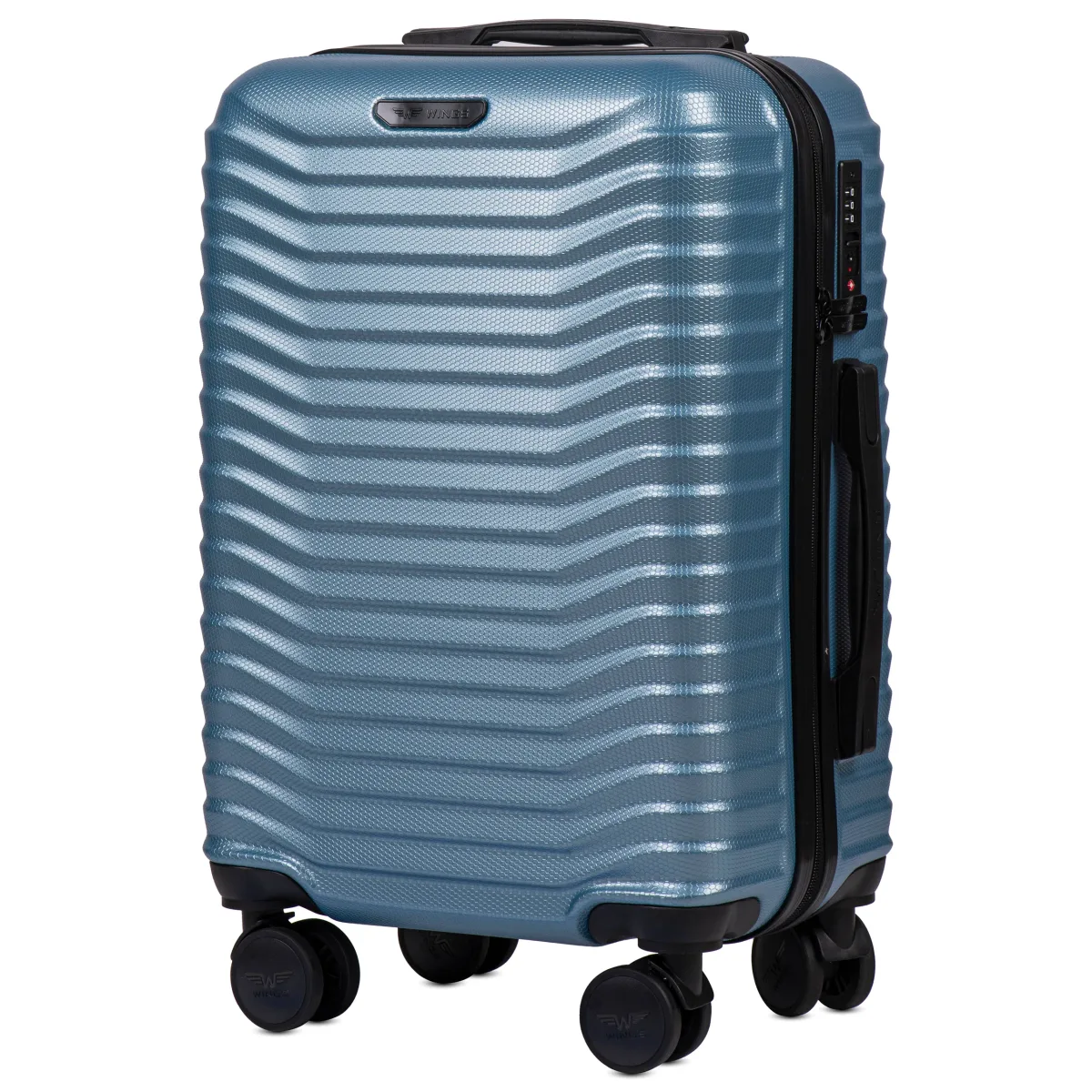 Wings PC140 sinine käsipagasi kohver — Polükarbonaat, 38L, 2.5 kg