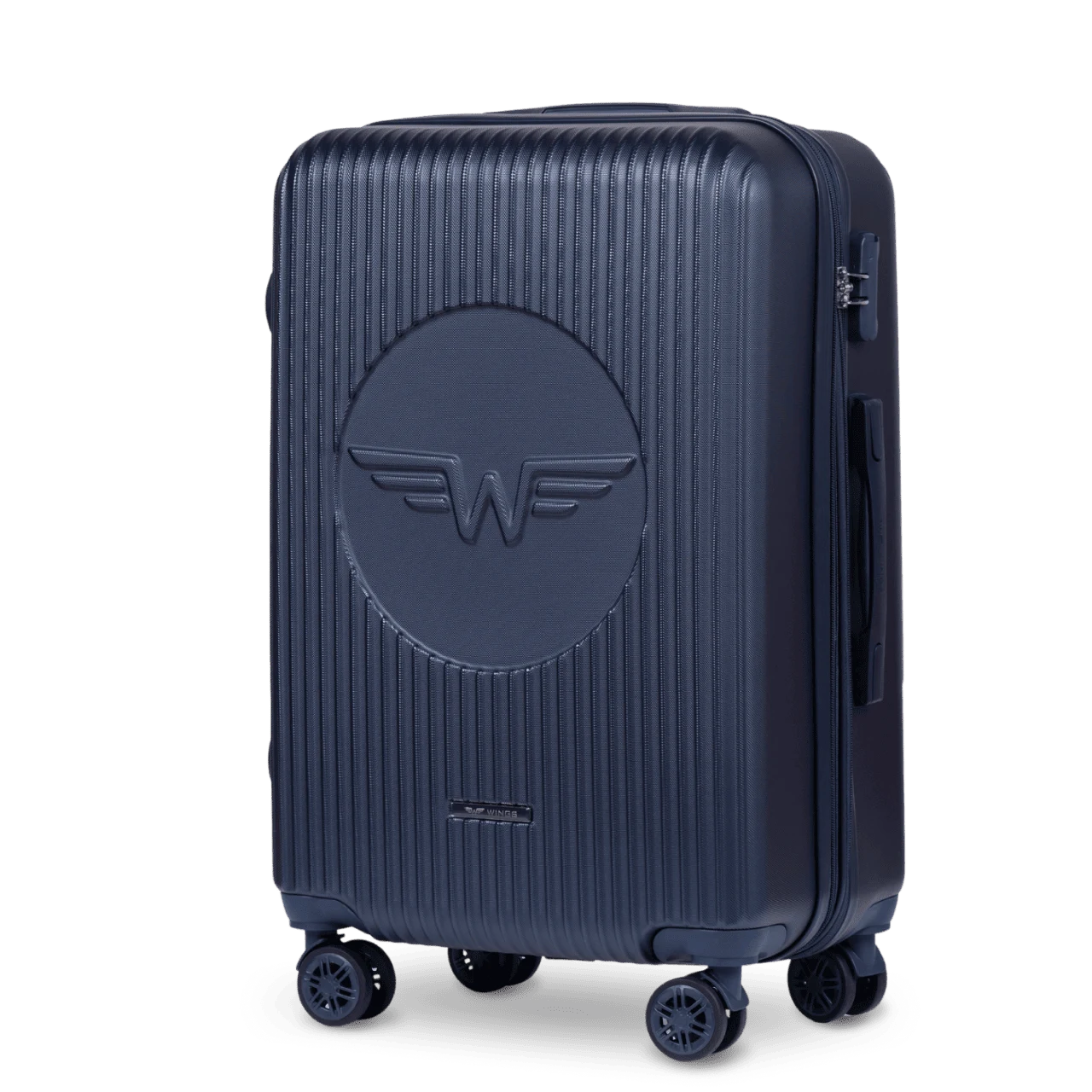 Wings SWL03 sinine keskmine reisikohver — ABS-plastik, 63L, 3.2 kg