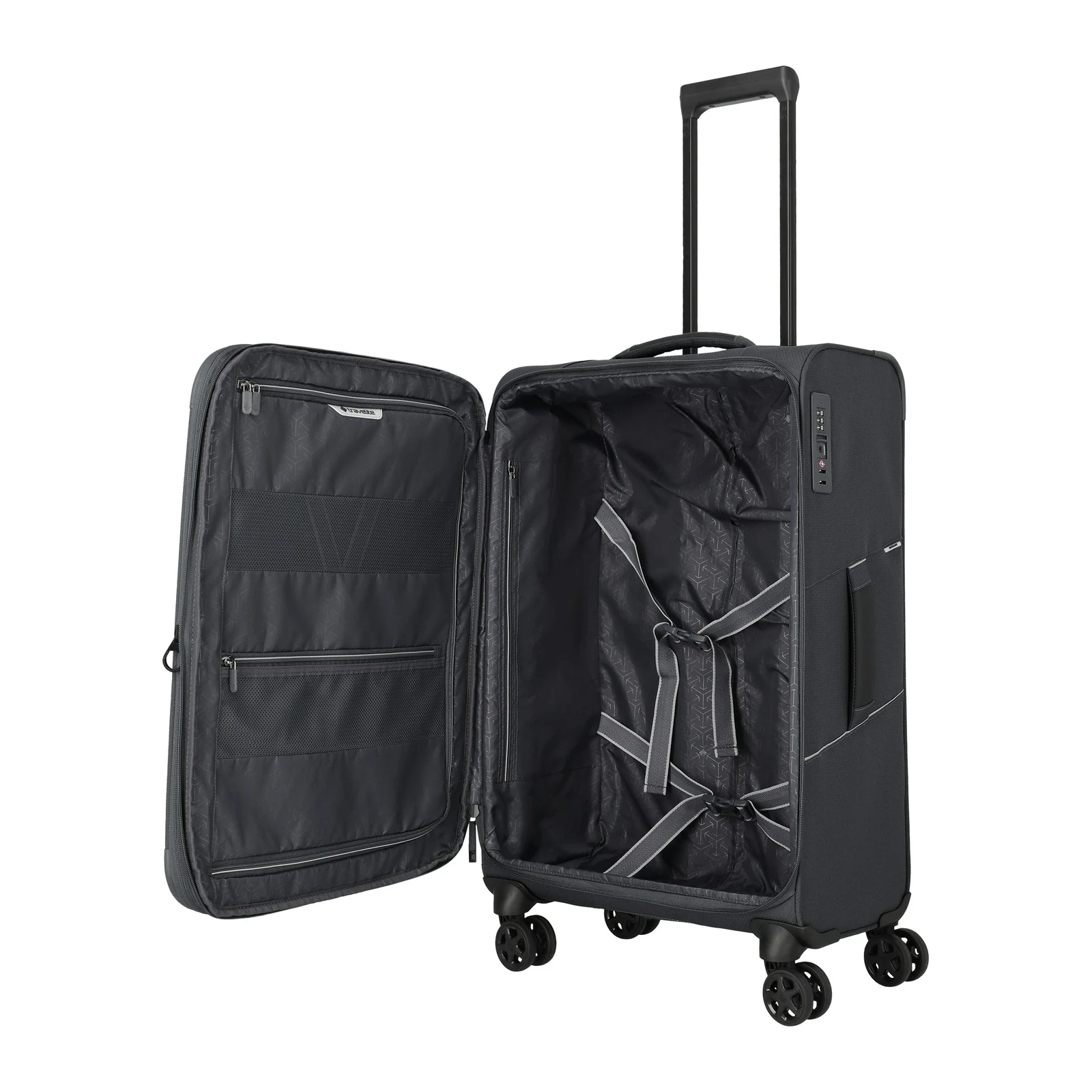 Travelite hall keskmine reisikohver — polüester, 62/68L, 2.6 kg (vaade 7) — 62/68L