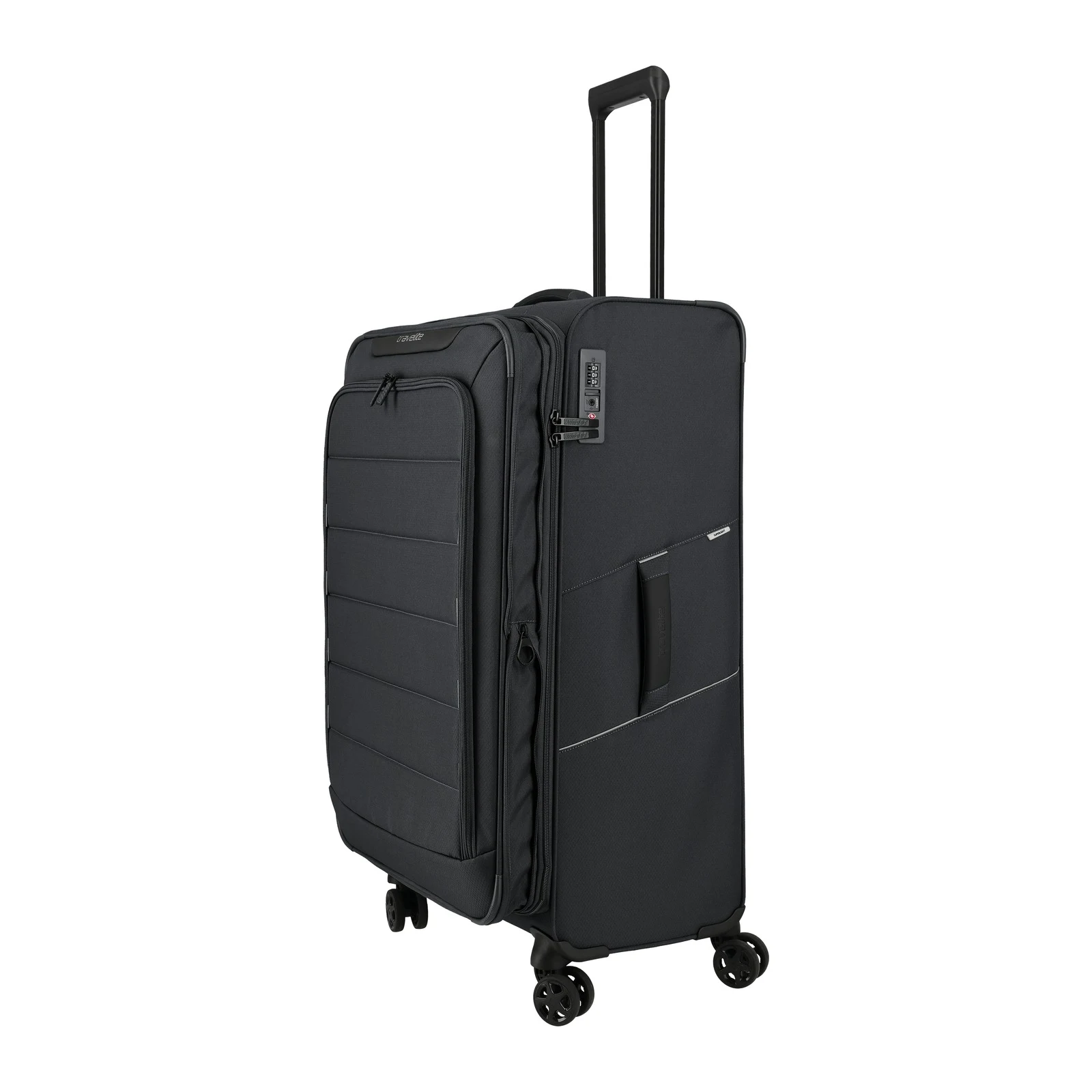 Travelite hall suur reisikohver — polüester, 101/108L, 2.95 kg (vaade 3) — 101/108L