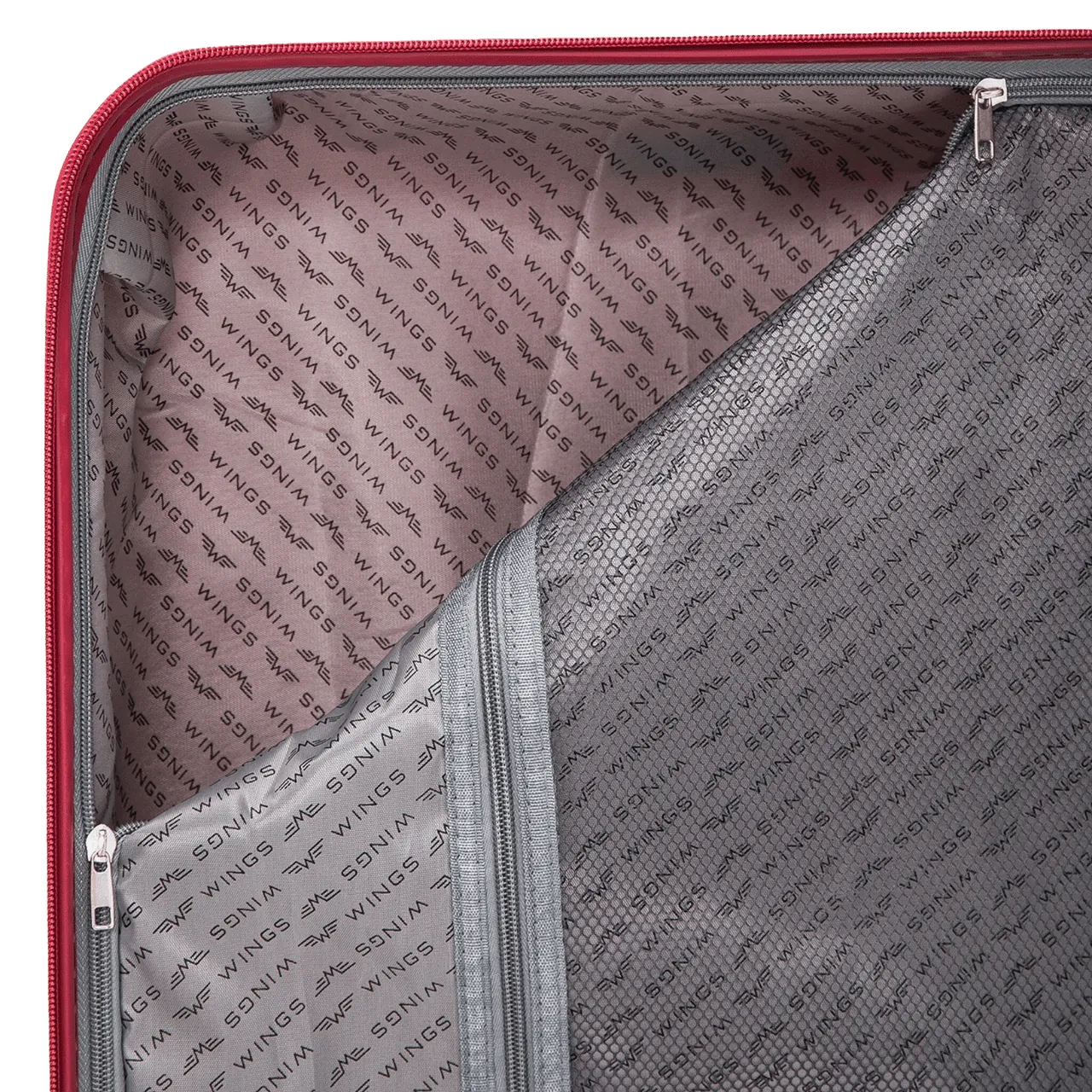 Wings PHX01 valge suur reisikohver — Polüpropüleen, 96L, 4 kg (vaade 8)